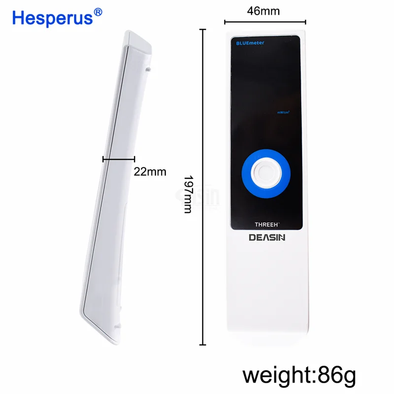 Dental CURING LIGHT METER Visible LED radiometer curing intensity Battery dentistry instrument equipment tools