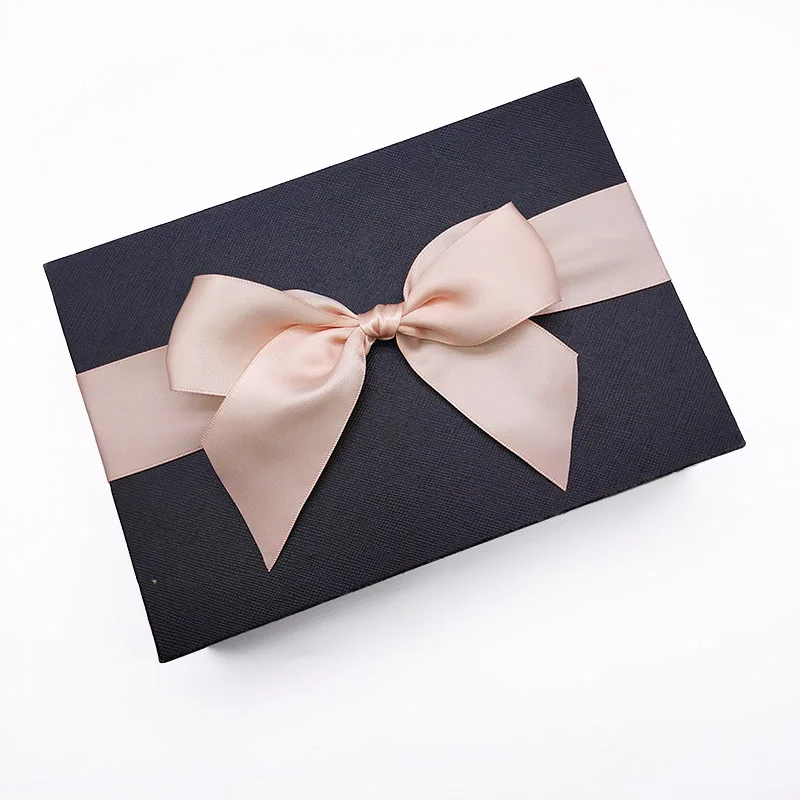 E-Magic Wholesale Custom Hot Sale Pink Pre-tied Satin Ribbon Elastic Bow With Stretch Loop