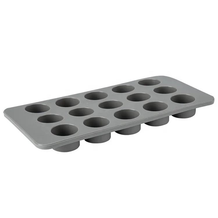 15 Cativies Pudding Shape Silicone Chocochips Chocolate Wafer Mould Ice Cube Tray