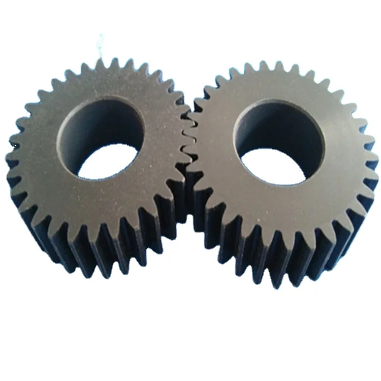 custom high precision module 0.8 plastic black peek gear mini  gear spur gear