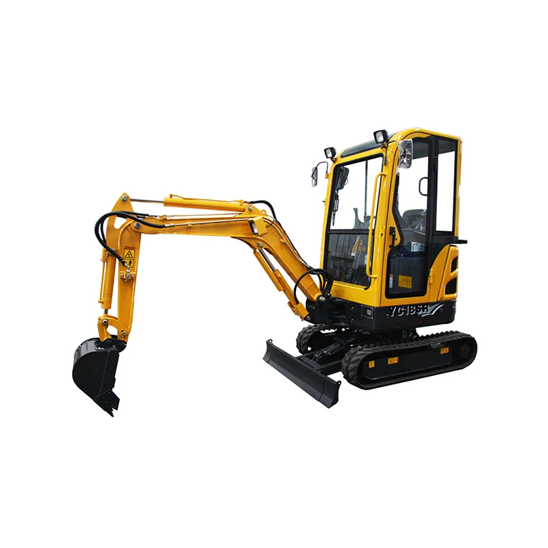0.05cbm Digger YUCHAI 1.8ton Mini Crawler Excavator YC18SR  With Spare Parts for Sale