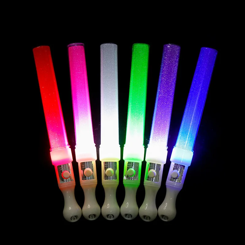Hot Sale LED multicolor light stick glowing short stick flashing Concert Party Led Glow Stickss