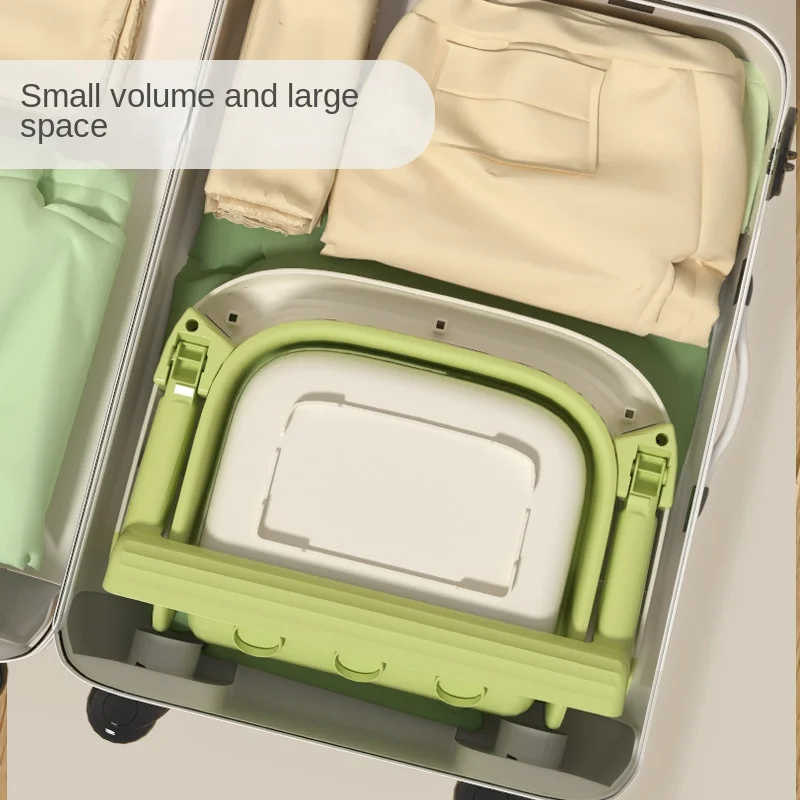 New three fold baby shower basin for infants baby shower bucket bathtub household sitting and lying child shower basin