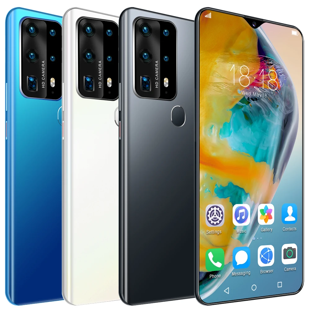 
Hot sale New Model Smartphone 6.5 Inch Mobilephone P40 Pro Android 10.0 8+512GB Smartphone 
