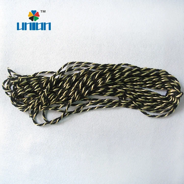 Wholesale 2mm 3mm Thin Black Twisted PP Cord String for Bracelet