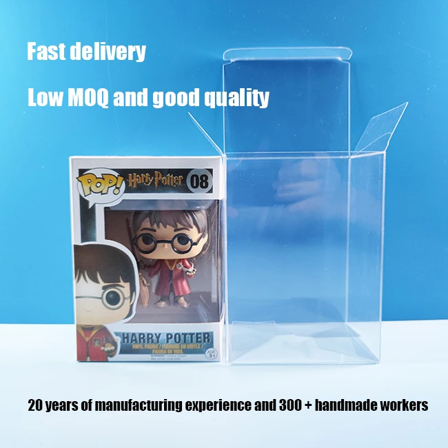Custom Size Plastic Clear PET PP Packaging Box Thickness 0.5mm  Funko Pop Protector