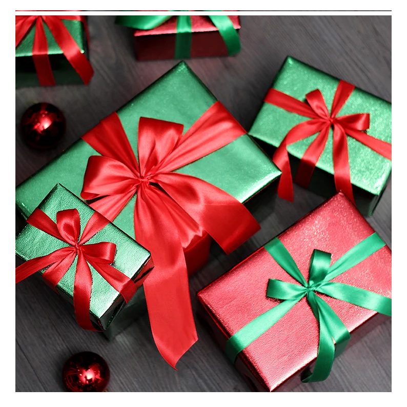 
Custom design factory Wholesale Paper Box With Bowknot For Christmas Gift outlet Packing Box 