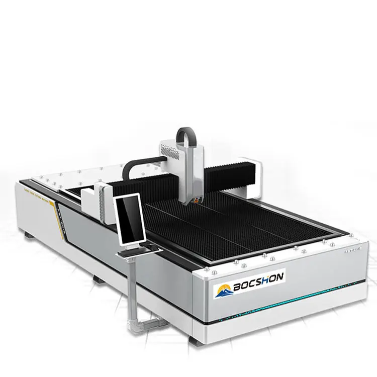 Factory price 1KW 2KW 3KW 1.5KW glass rebar cnc fiber laser cutting machines for steel metal