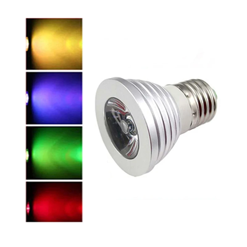 gu5.3 mr16 rgb led spotlight long distance led spot light 3w color change light spots led
