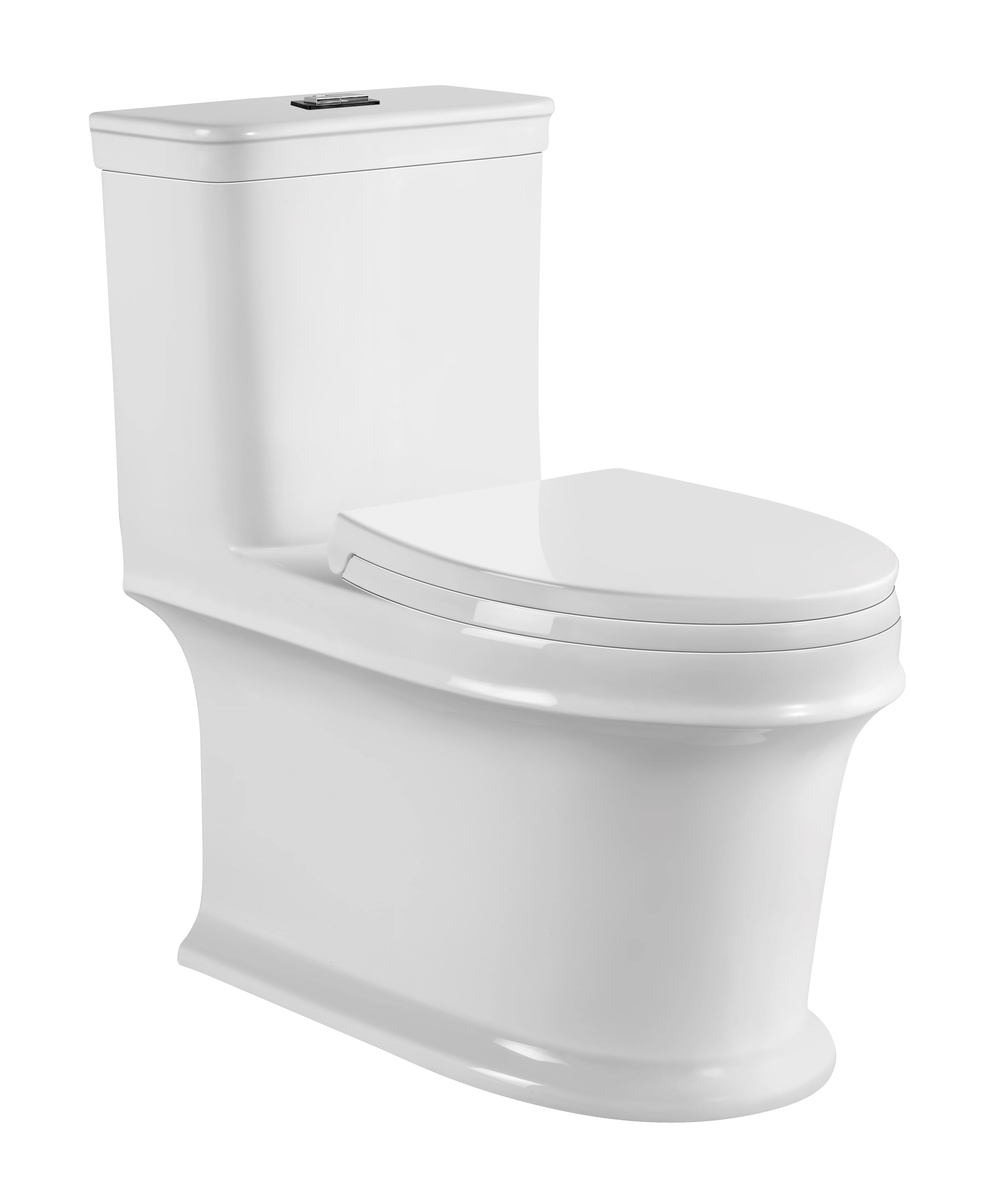 High Quality Floor Mounted Closestool One Piece Siphonic Inodoros Toilet Bowl Bathroom Ceramic One Piece Toilet