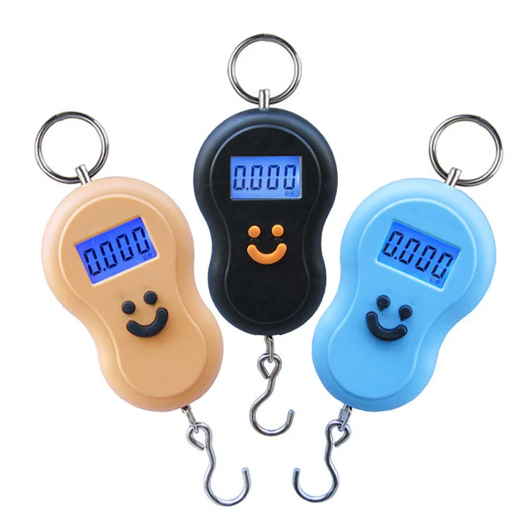 New Arrival Digital Luggage Hanging Scale Clear LCD Overload Indicator Built-in Timer Portable Weight
