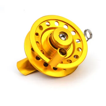 CNC full metal front reel with force-relieving ice fishing reel  Fishing Fly Reel