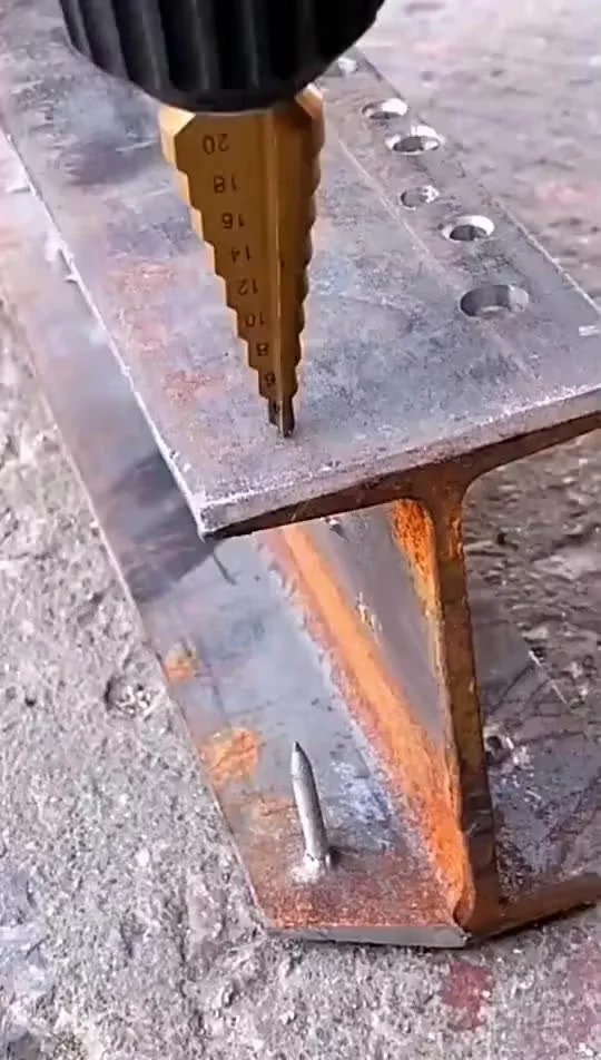 Cassar HSS Gold Bearing Steel Step Drill Kit Set Conical Stage Drill For Metal Wood High Speed Stepped Drill Power Tools