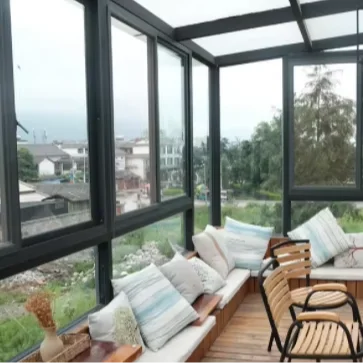 Складная стеклянная дверь