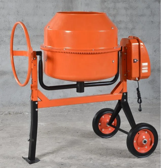 Easy operation portable mobile stationary 350l self loading electric concrete mixer small mixer