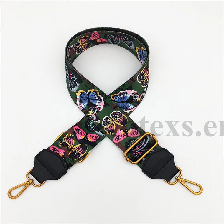 BS002 дизайнерский наплечный ремень холщовый рюкзак с вышивкой Сумка одним длинным наплечным ремнем жаккардовый