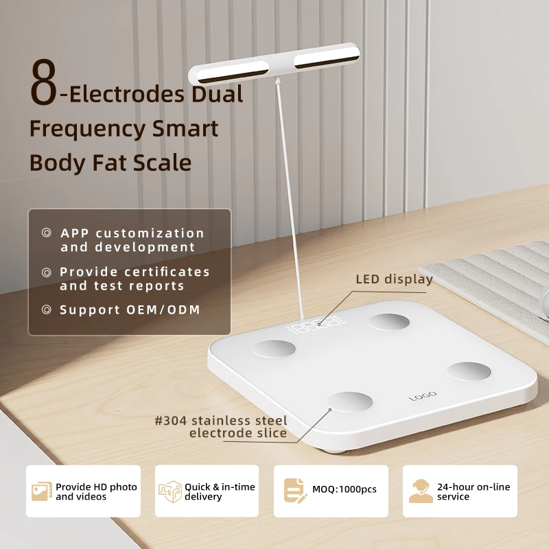 Home Appliances Electronic Weighing Scale Digital Bathroom Body Weight Scale BMI Smart Body Composition Scale With Handle