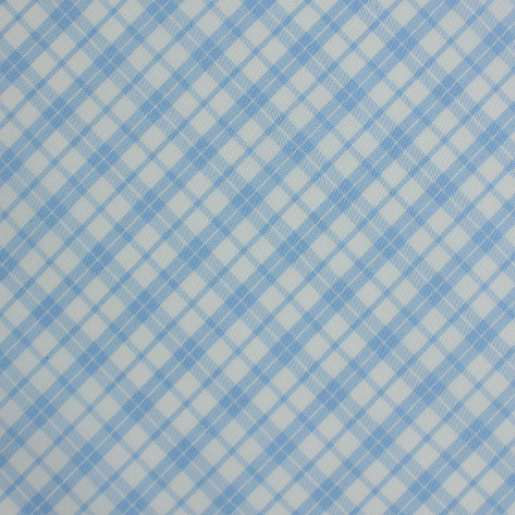 fabric supplier of Famous brand pure 100% cotton yarn dyed orange check fabric woven fabric manufacturer for shirt