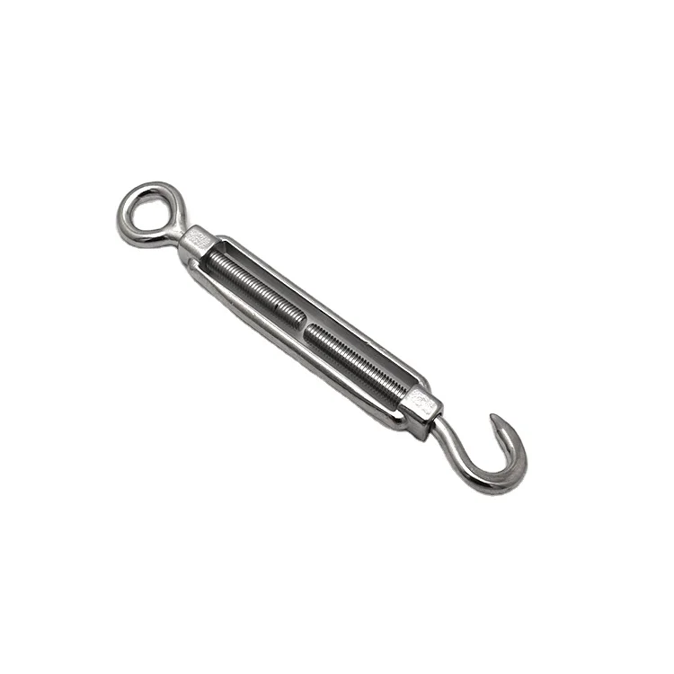 Hot sale rigging screw stainless turnbuckle wire rope tension connector eye-hook turnbuckle