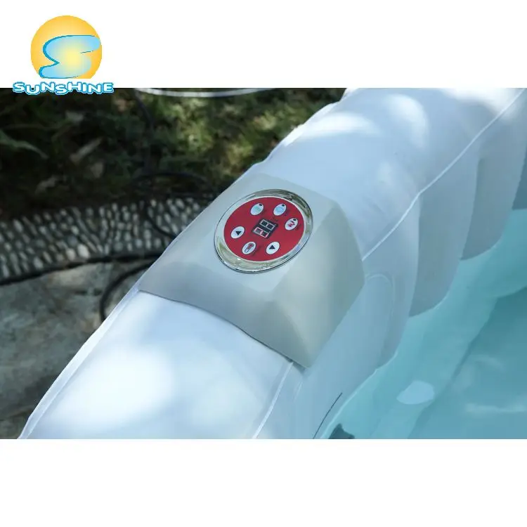 Sunshine plastic portable bathtub promotion jacuzzi outdoor spa tub for adults