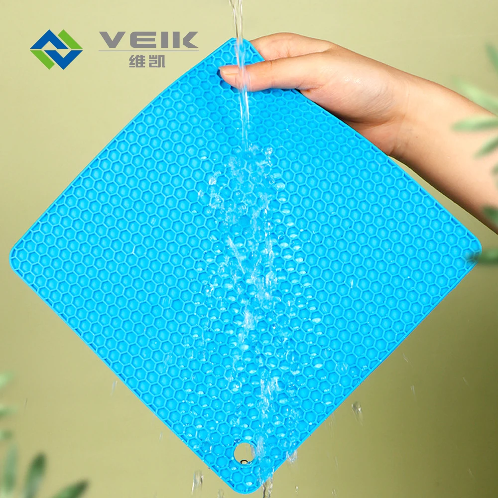 Hot Pots Pan Silicone Trivets Silicone Heat Resistant Mat