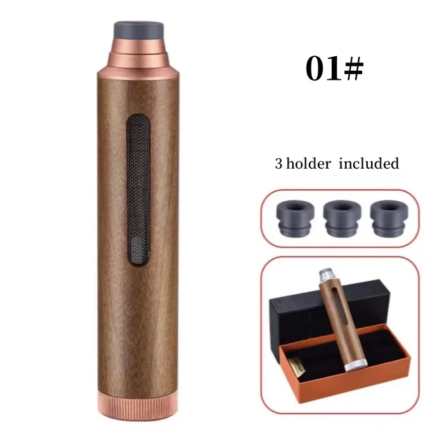 Portable Ashtray Non-dropping Car Ashtray Lazy Cigarette Holder Car Smoking Free Ash Wooden Ashtray BL052803