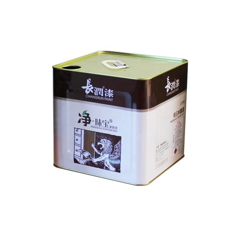 10 л с закрытым верхом и квадратным краски жестяные банки больших бочек Жестяного Ведра с заглушка патрубка