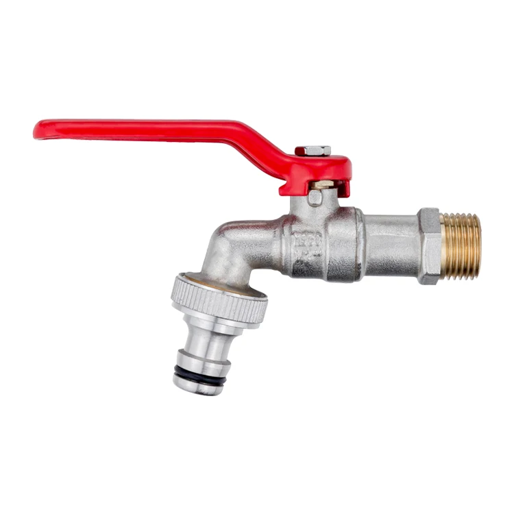 TMOK High Quality Brass Bib Cock Water Tap  Garden Quick Open Bibcock Hose Bib Tap