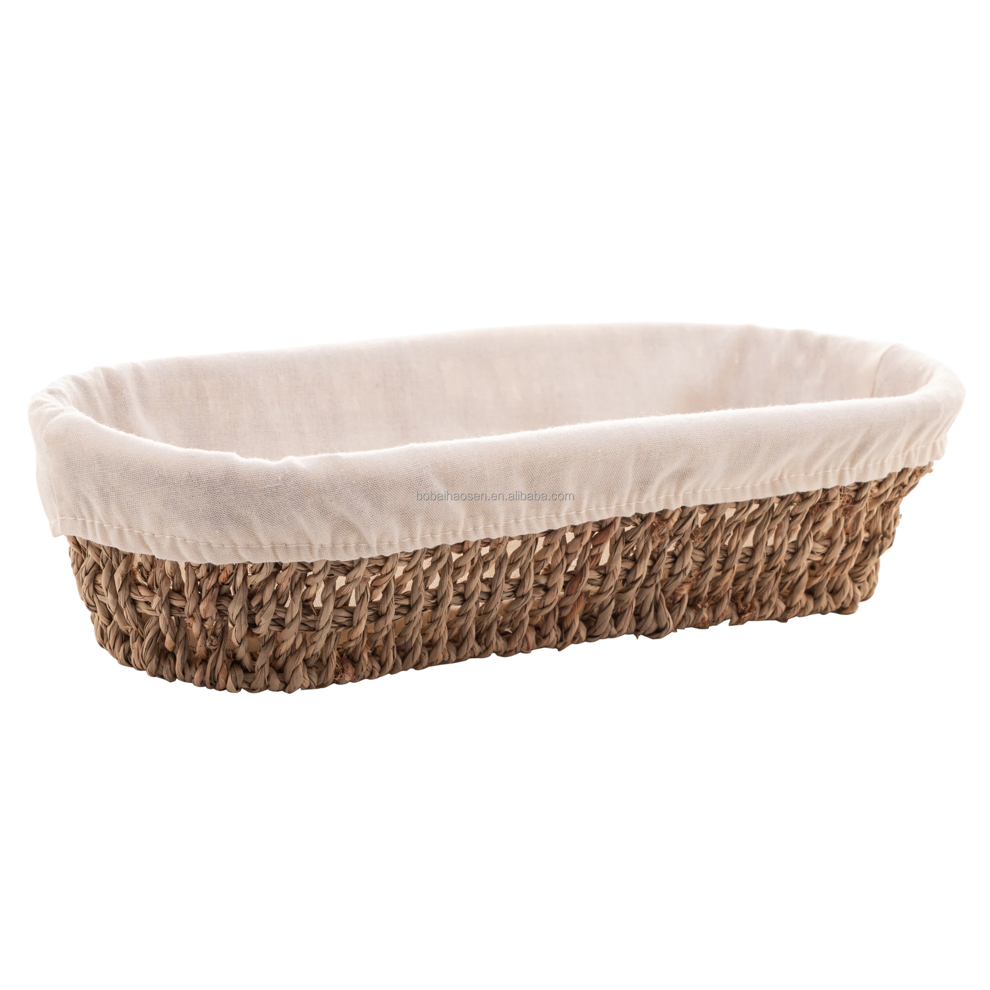 Dropshipping Handwoven Seagrass Storage Basket Desktop Snack Basket Candy Box Gift Box
