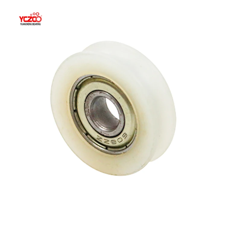 Diameter 36mm u shape plastic bearing wheel for door and window