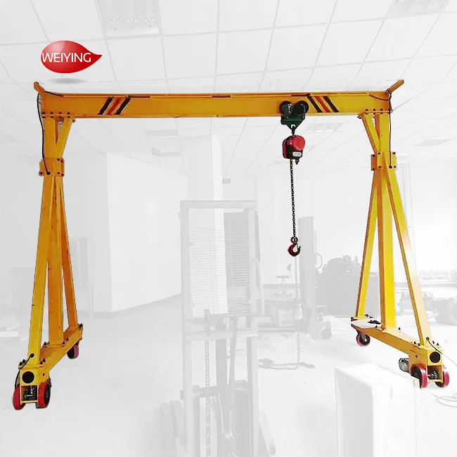 Wholesale Launching Small Mobile Gantry Crane Warehouse