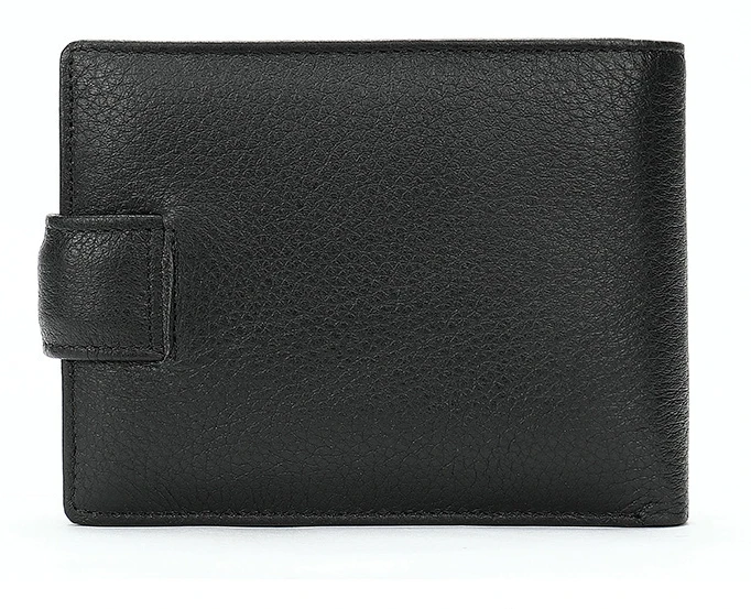 High quality Classic Genuine leather short fashion wallet for men