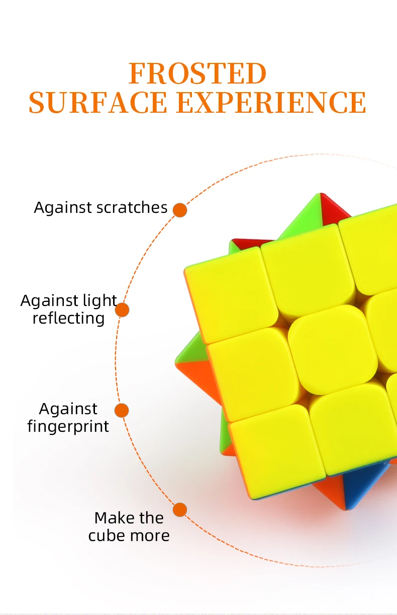 3x3 cube good quality plastic educational intelligent toy for kid and adult QiYi QiMeng Plus 3x3