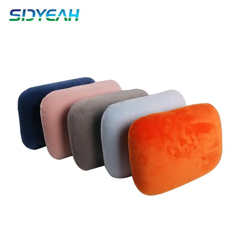 Подушка для ворса, подушка для перерыва, Маленькая подушка с цветная наволочка бамбуковой пеной памяти для полуденного отдыха