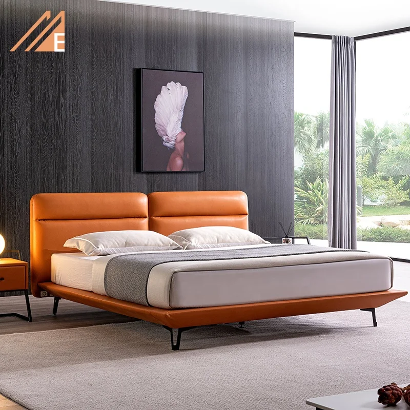 Modern Hotel Set Furniture Bedroom Luxury Frame Wood Double Queen Single King Size Bed