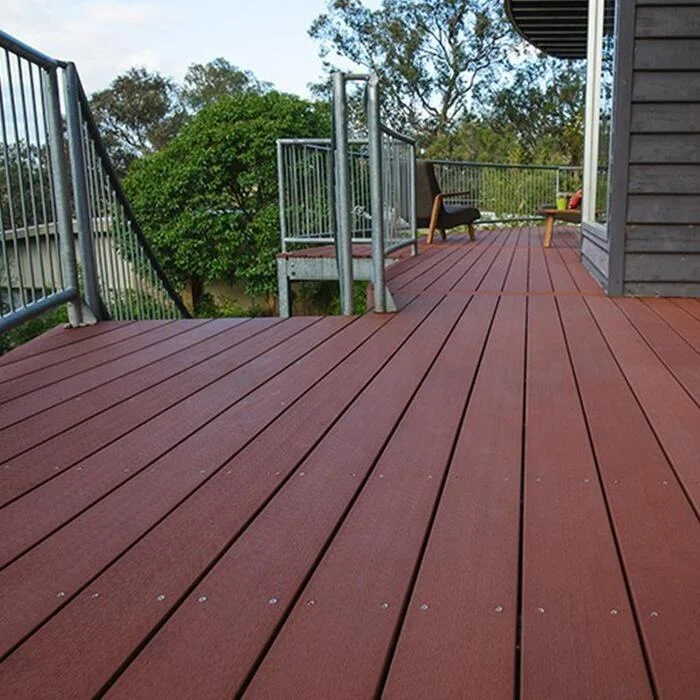 Anti-Slip Waterproof Pool / Balcony / Garden Terrace Waterproof Vinyl Tile Composite WPC Flooring