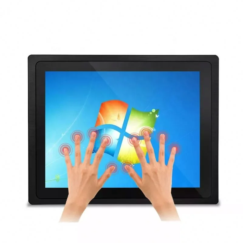 Промышленный ЖК-монитор 19 ip65, резистивная сенсорная панель ПК pcap touch 10,1 11,6 15 17 21,5 Дюймов vesa, ЖК-мониторы для ПК