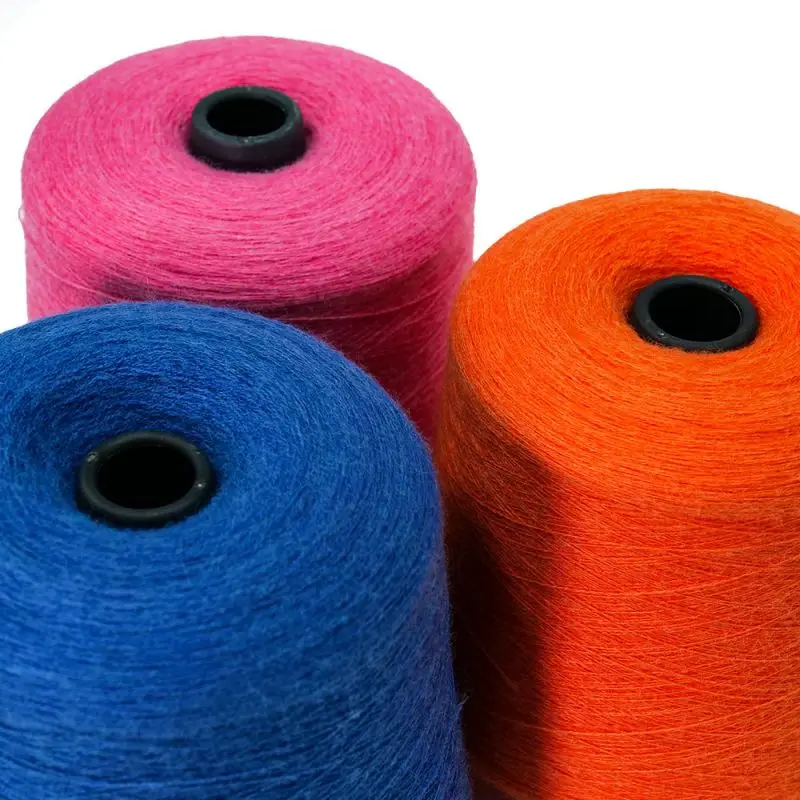 SALUD Stock lot core spun 50% acrylic 28% nylon 22% polyester yarn for knitting weaving
