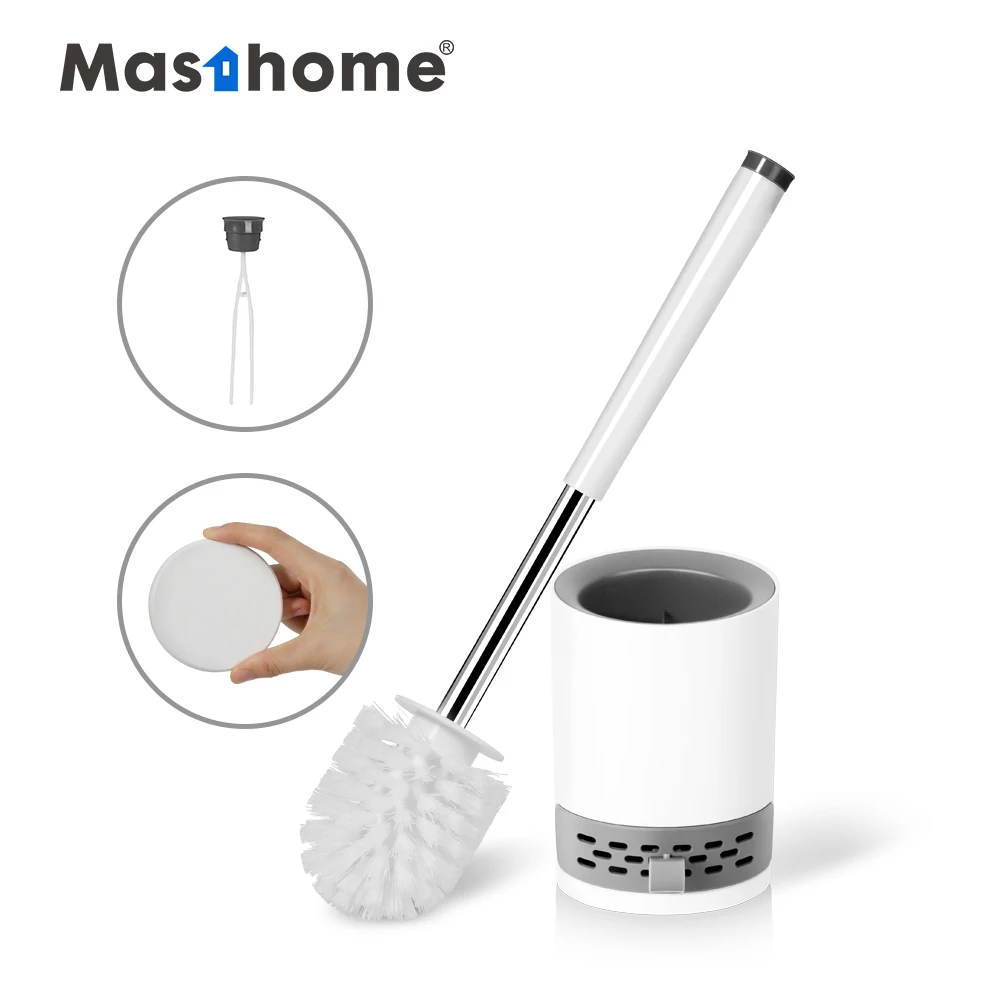 Masthome новый дизайн Белая Щетина высокого качества туалет с небольшим зажимом и пластиковый Плунжер для уборки ванной комнаты