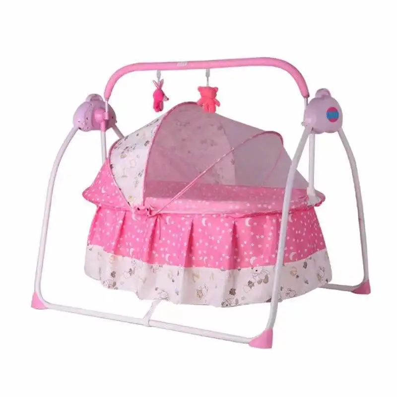 Sleeping Cradle automatic Baby Crib Nest Bed Custom 3d Cotton Mesh Soft Anti Style Newborn Solid Protection For Baby Feeding