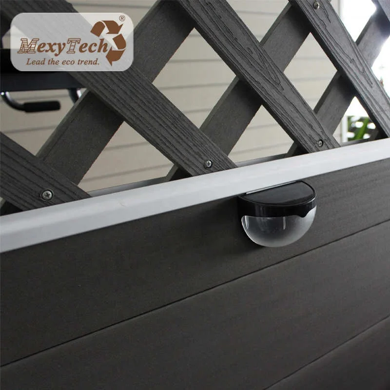 cheap wood plastic composite wpc picket fence