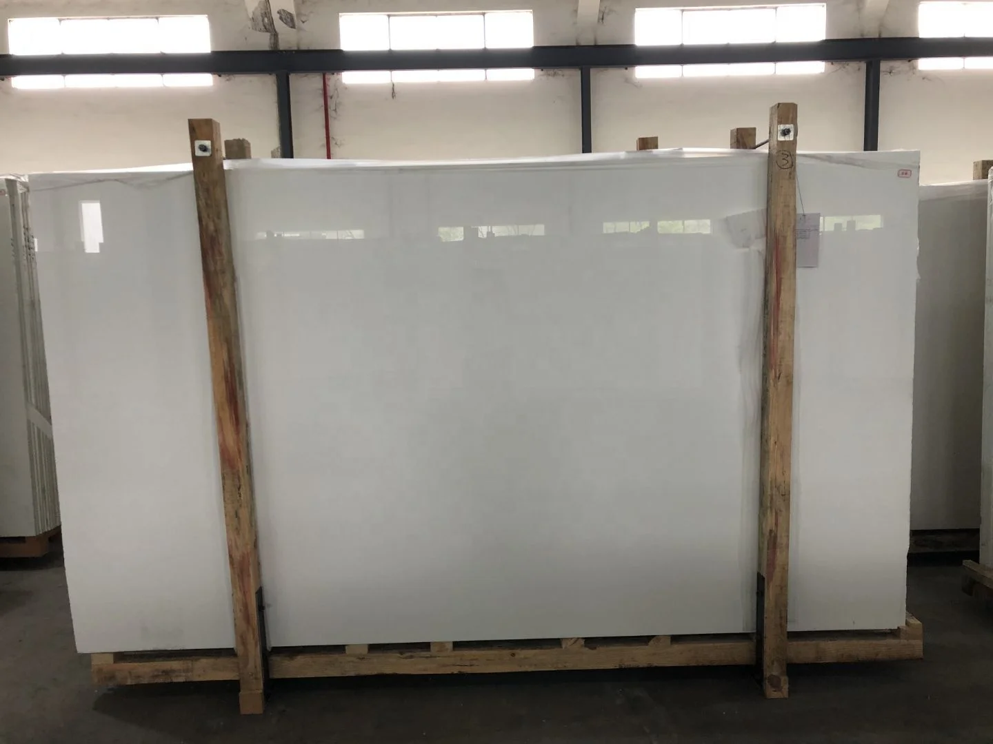 Super White Nano Crystallized Glass Tiles Nanoglass Polished countertop Artificial Marble Stone