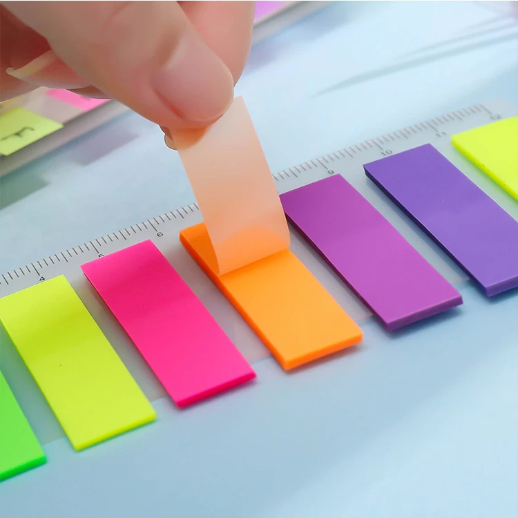 Hot sale page markers sticky index tabs arrow flag tabs colored PET sticky notes