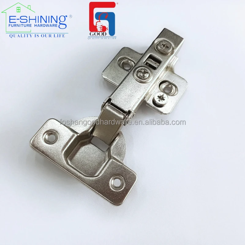 E-SHINING Wardrobe Accessories 3D Soft Closing Auto Hinge Rebound hinge Push Open Hinge