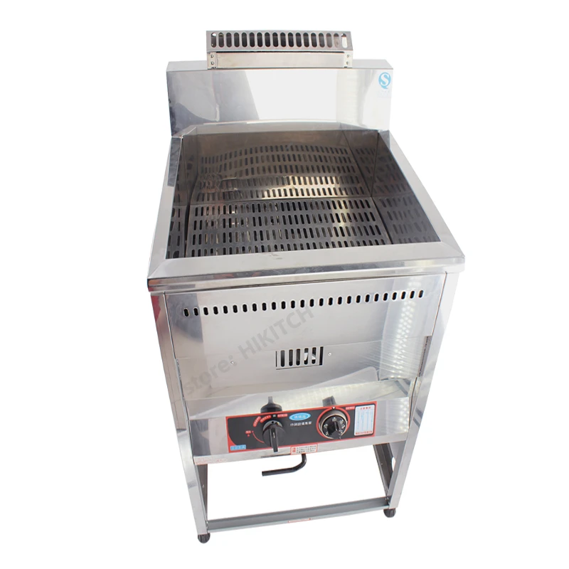 Floortype gas deep fryer 18CJB single 1 tank big capacity 18 liters thermostat LPG frying cooking machine for commercial shop