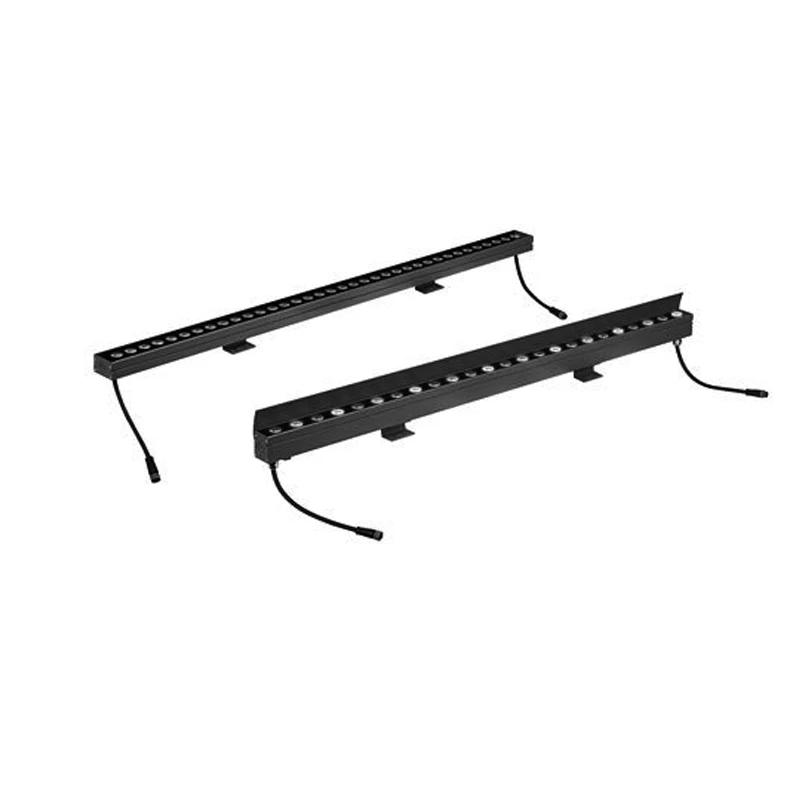 Светодиодный настенный светильник 18x10 Вт Ip65DMX rgbw меняющий цвет матовый черный