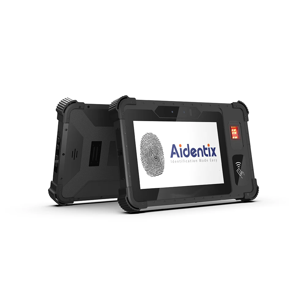 Fingerprint RFID Tablet PC with 2D Barcode Scanner all in one mobile android biometric device