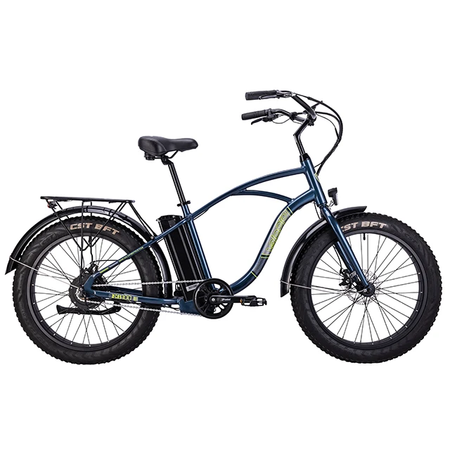 Customized fat tire ebike Bafang motor 350W 500w 7speeds snow and beach bicycle waterproof battery