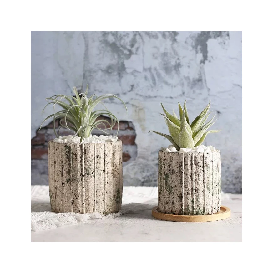 Retro vintage nordic handmade rustic pottery home antique garden decor ceramic terracotta flower pots.JPG