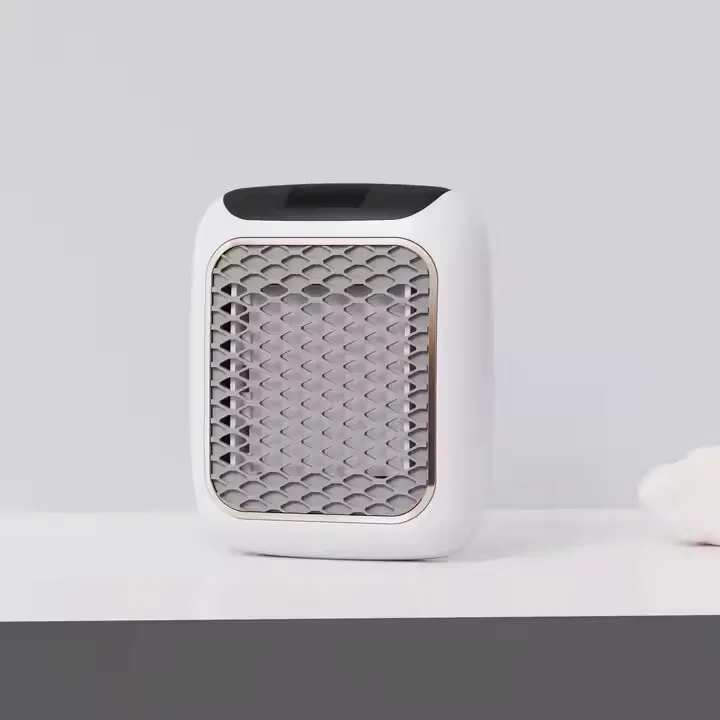 Square type wall mounted energy-saving small heater, high-speed hot air fan, remote control intelligent heater